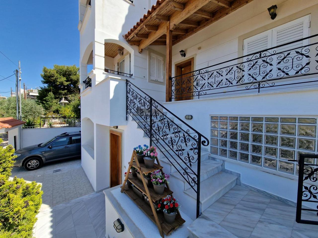 The Mirador Boutique Villa With Scenic Sea View Pórto Ráfti المظهر الخارجي الصورة